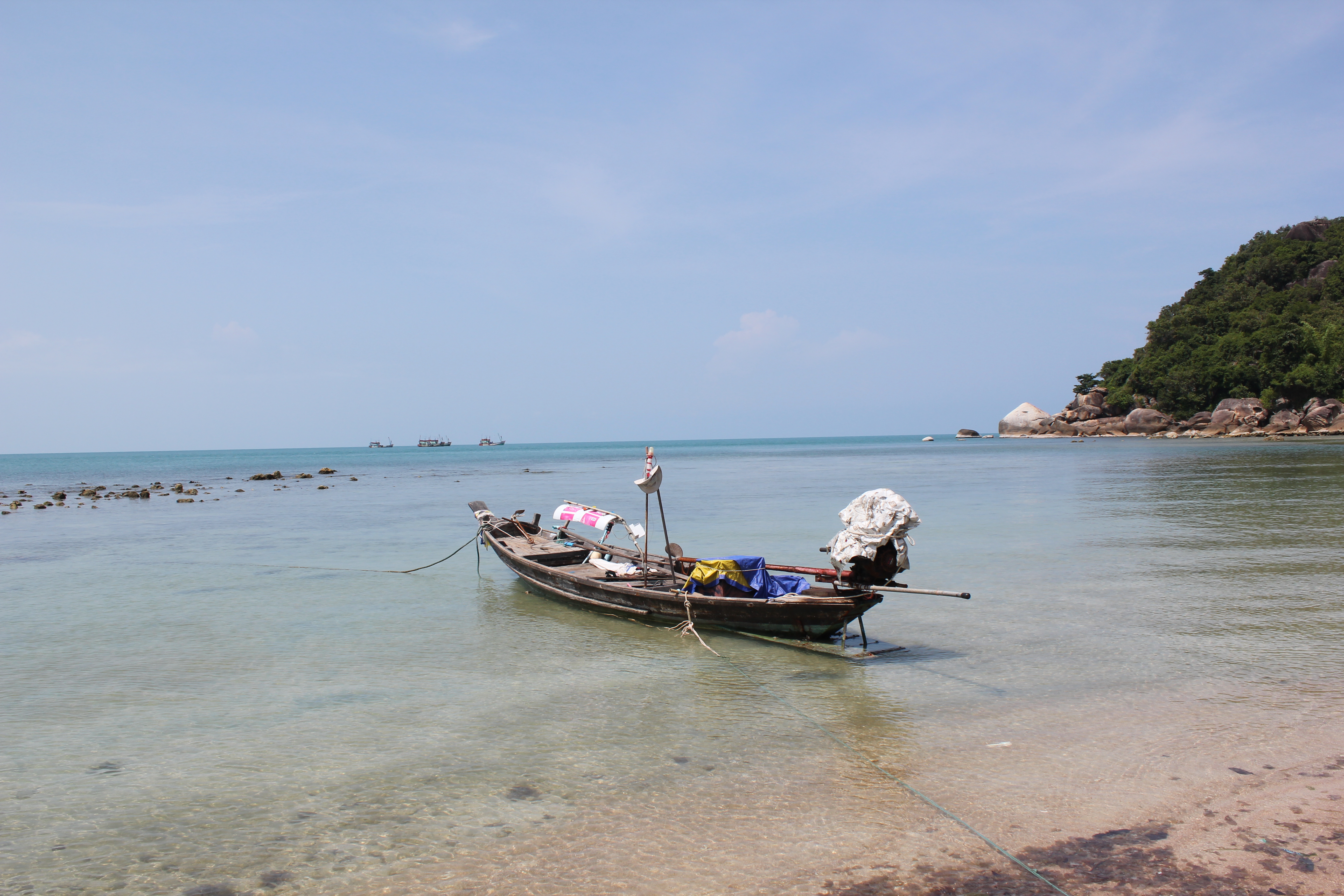 Boat in the ocean